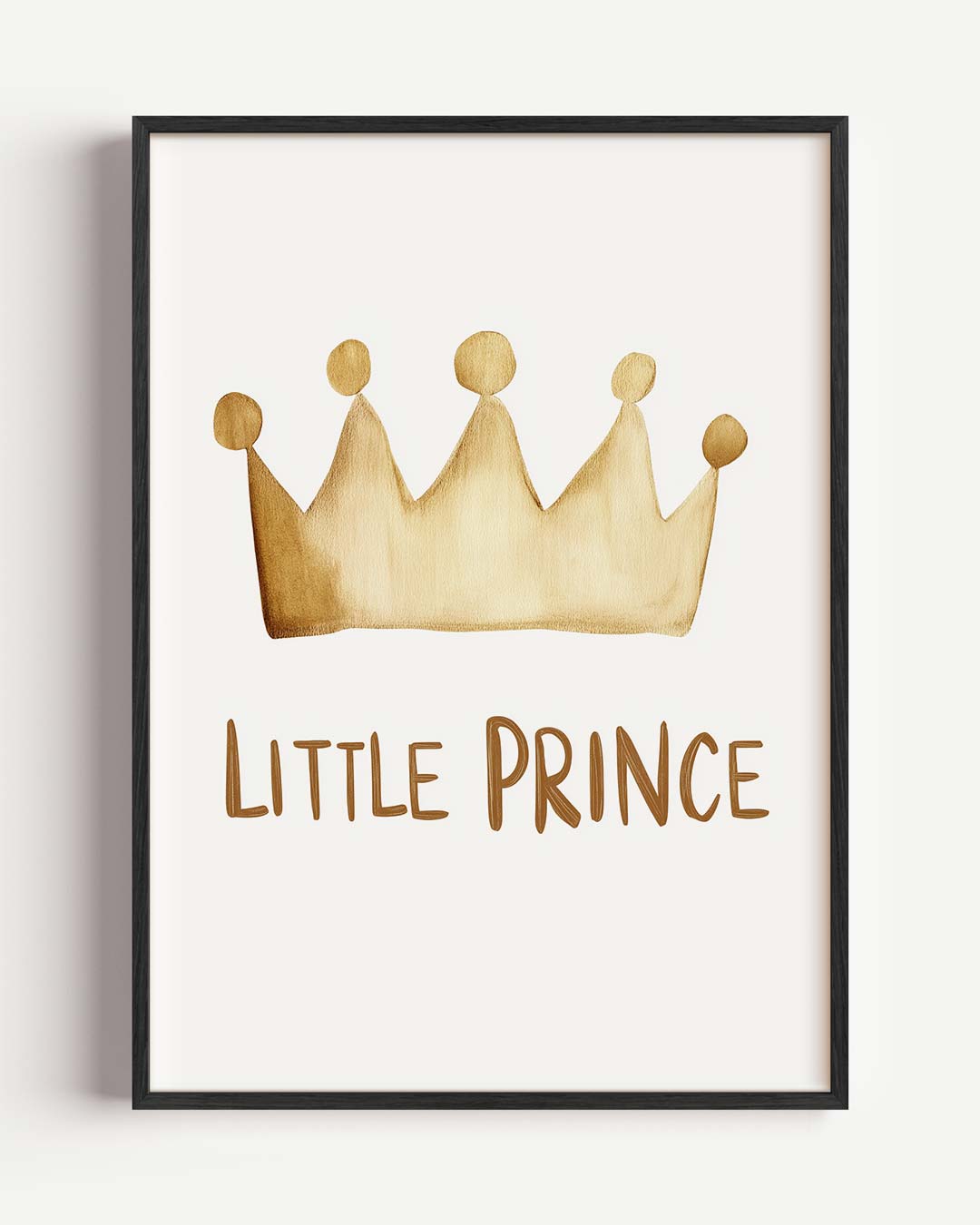 Kleine Prins Kroonposter – kids portret poster als wanddecoratie
