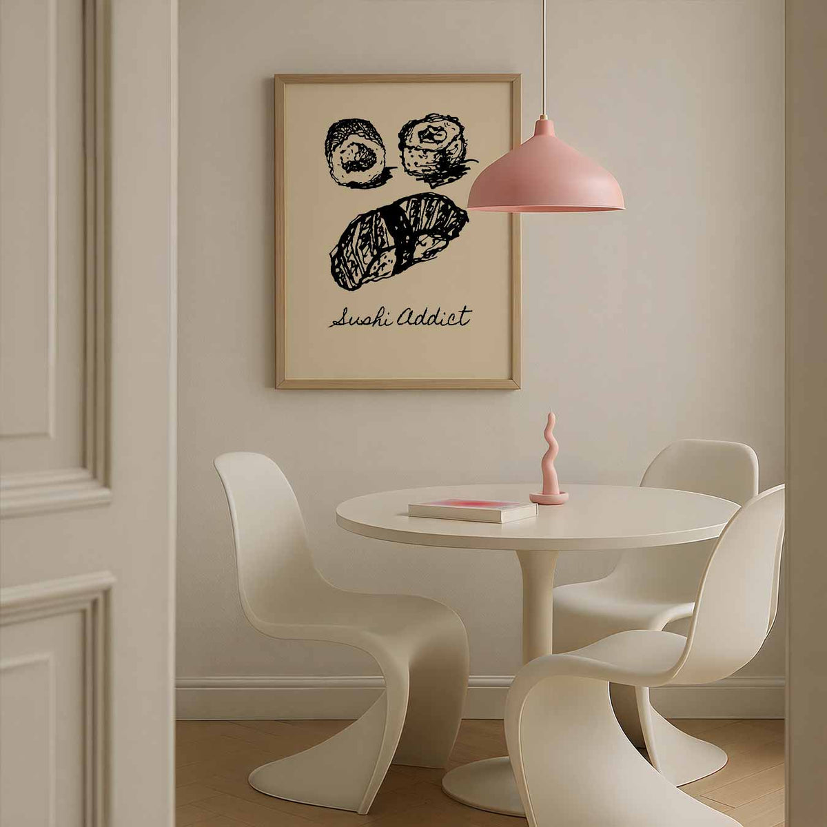 Sushi Addict – culinaire wandkunst als portret poster