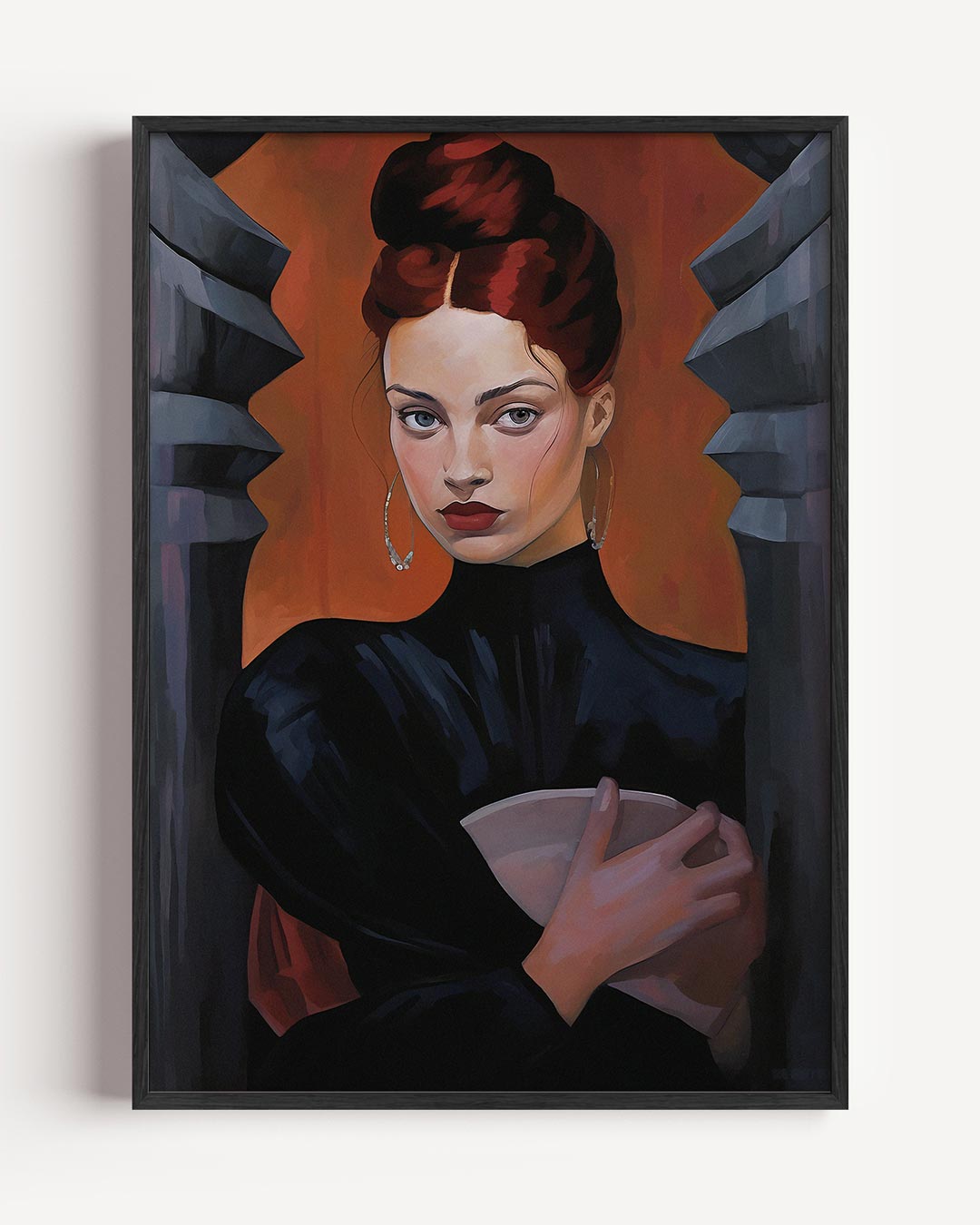 Klassieke Elegantie Vrouwelijke Portretposter – vrouwelijk portret poster als wanddecoratie