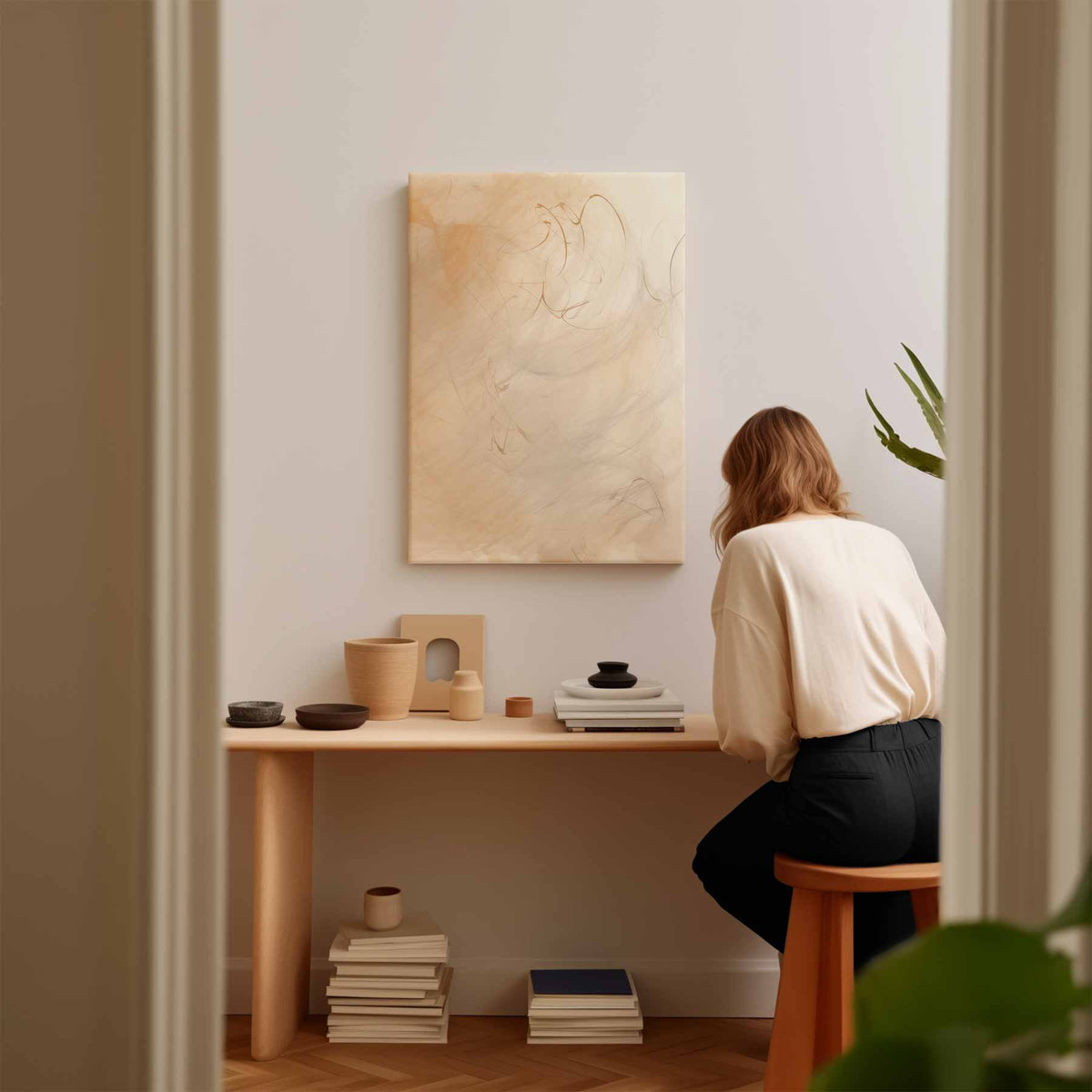 Fluïde Dromen – portret kunstwerk als wanddecoratie, afbeelding 17