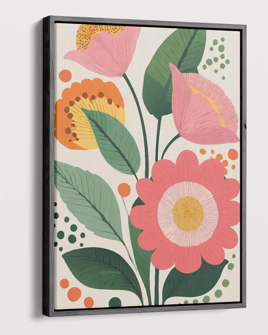 Bloemrijke Droom – dibond kunstwerk als wanddecoratie