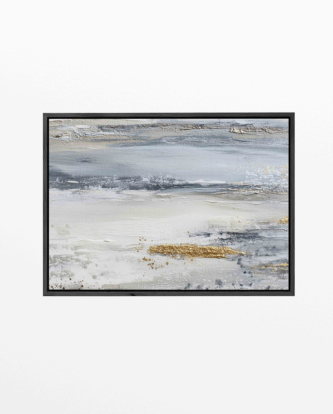 Gelaagde texturen – Gelaagde – liggend abstract kunstwerk