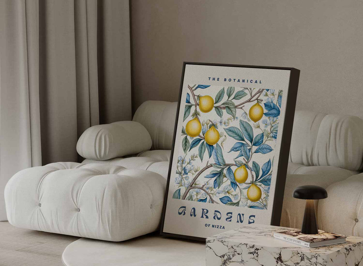 Botanische Tuin van Nizza – portret kunstwerk als wanddecoratie, afbeelding 13