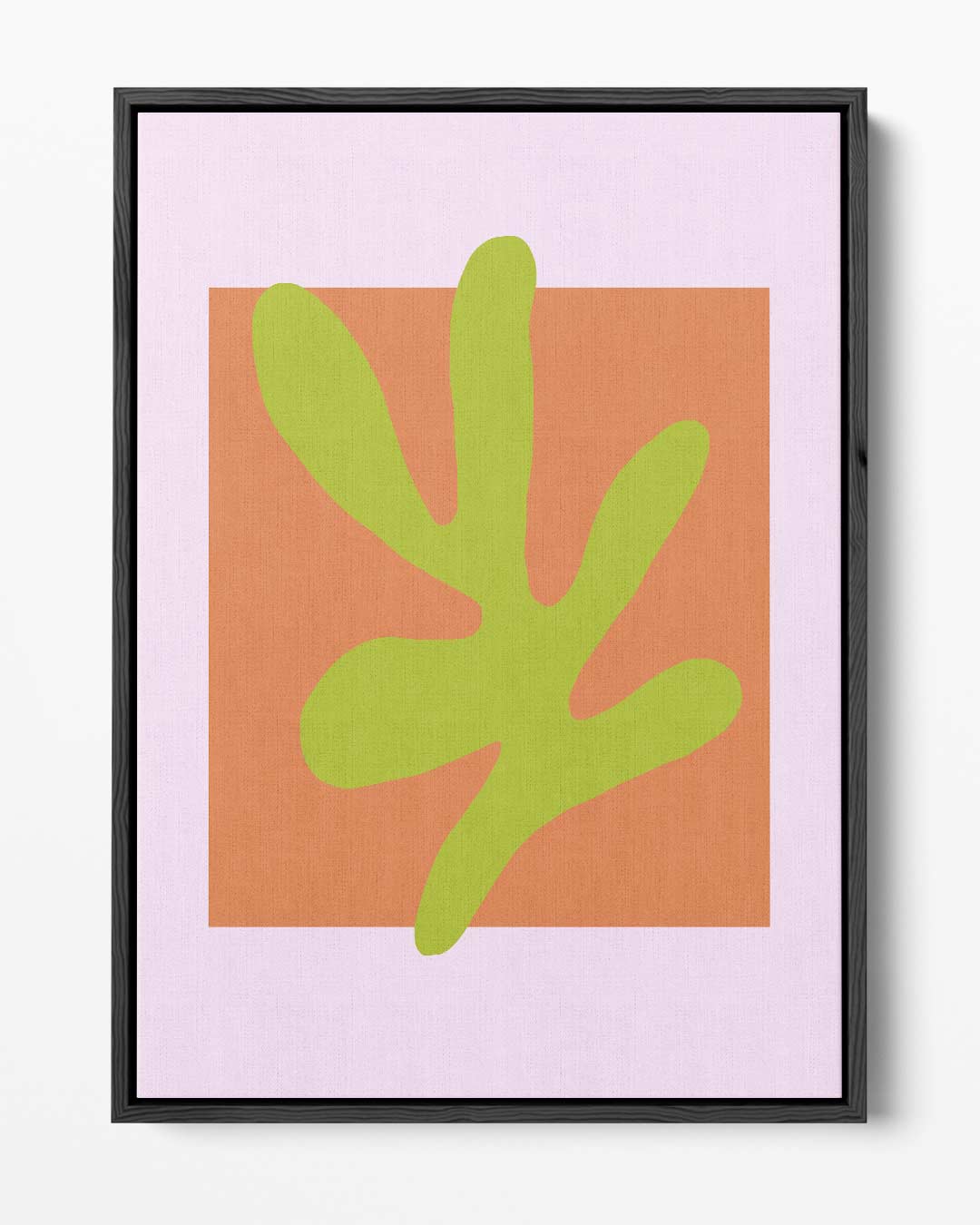 Organische Vormen – portret kunstwerk als wanddecoratie
