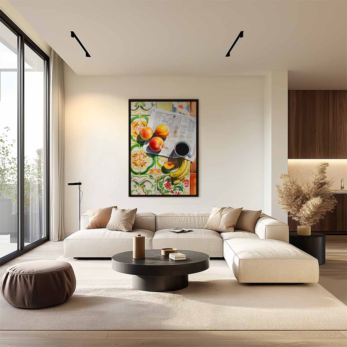 Zonnige Vruchten Ontbijt – staand kunstwerk voor modern interieur