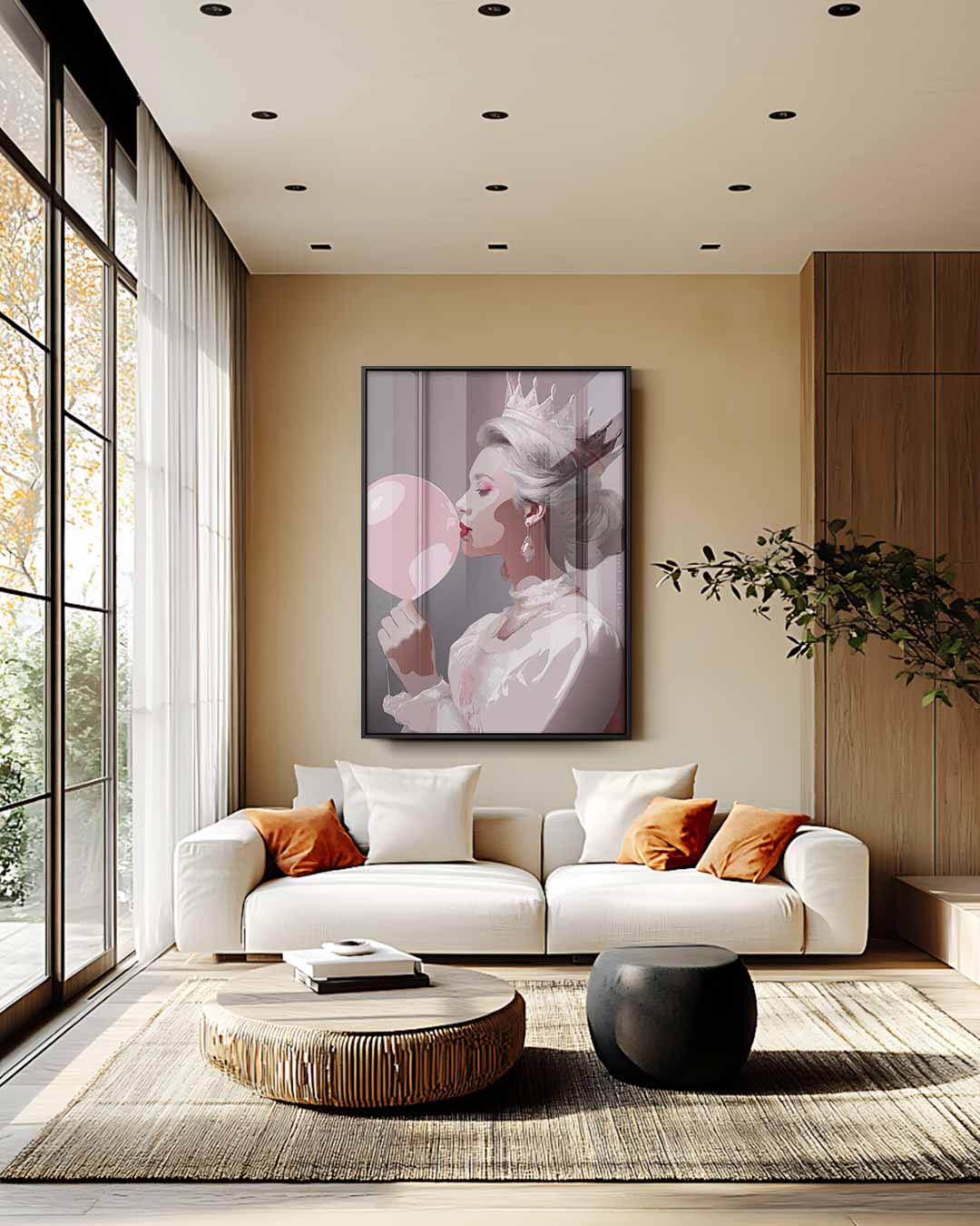 Koninklijke Bubbels – staand kunstwerk voor modern interieur