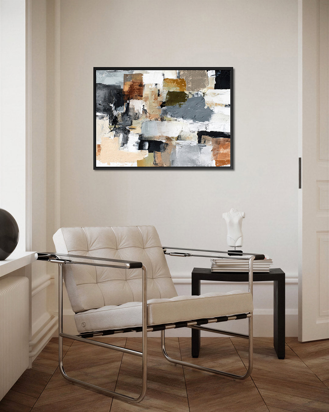 Dynamische kleurencompositie – Dynamisch – kunstwerk op canvas, dibond of plexiglas
