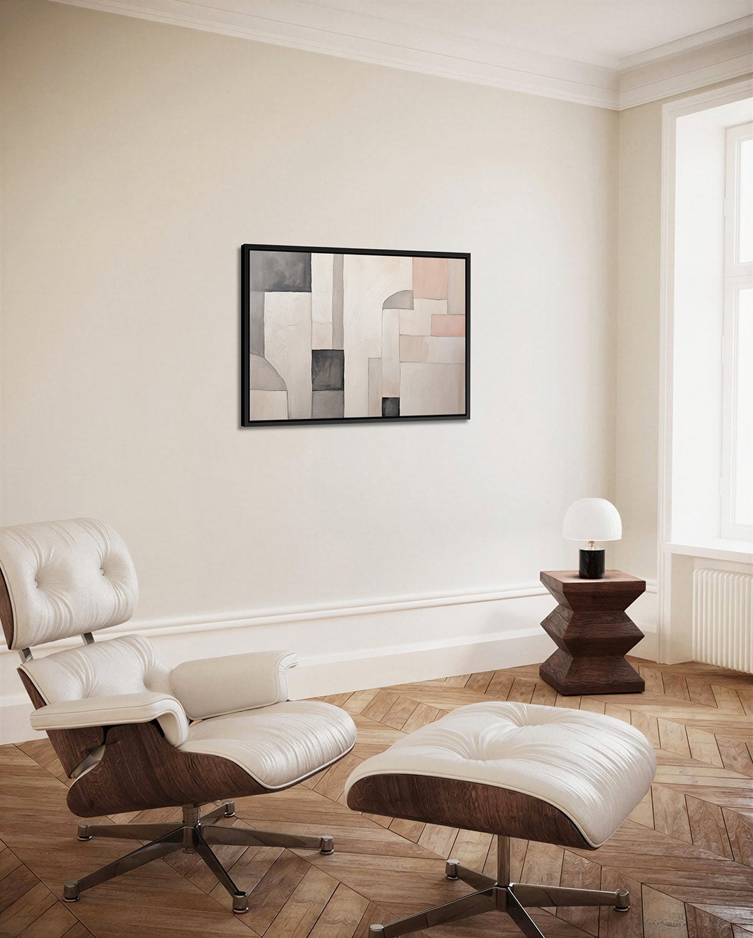 Geometrische vormen – alternatieve weergave van het kunstwerk