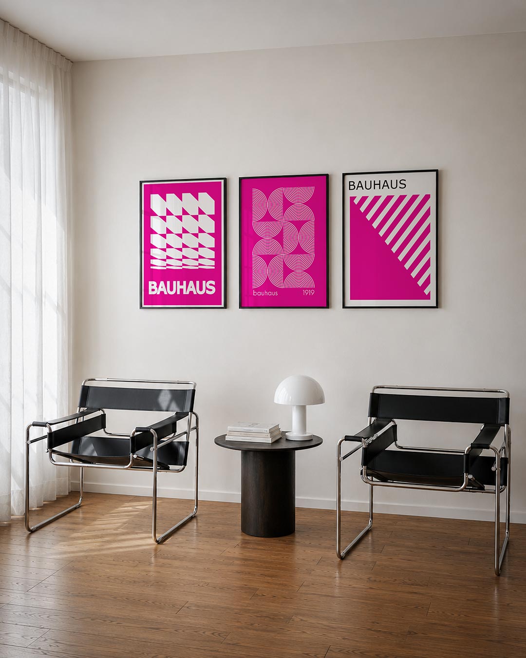Vorm en kleur posterset – tweede productweergave – deze posterset in drie delen toont een speelse