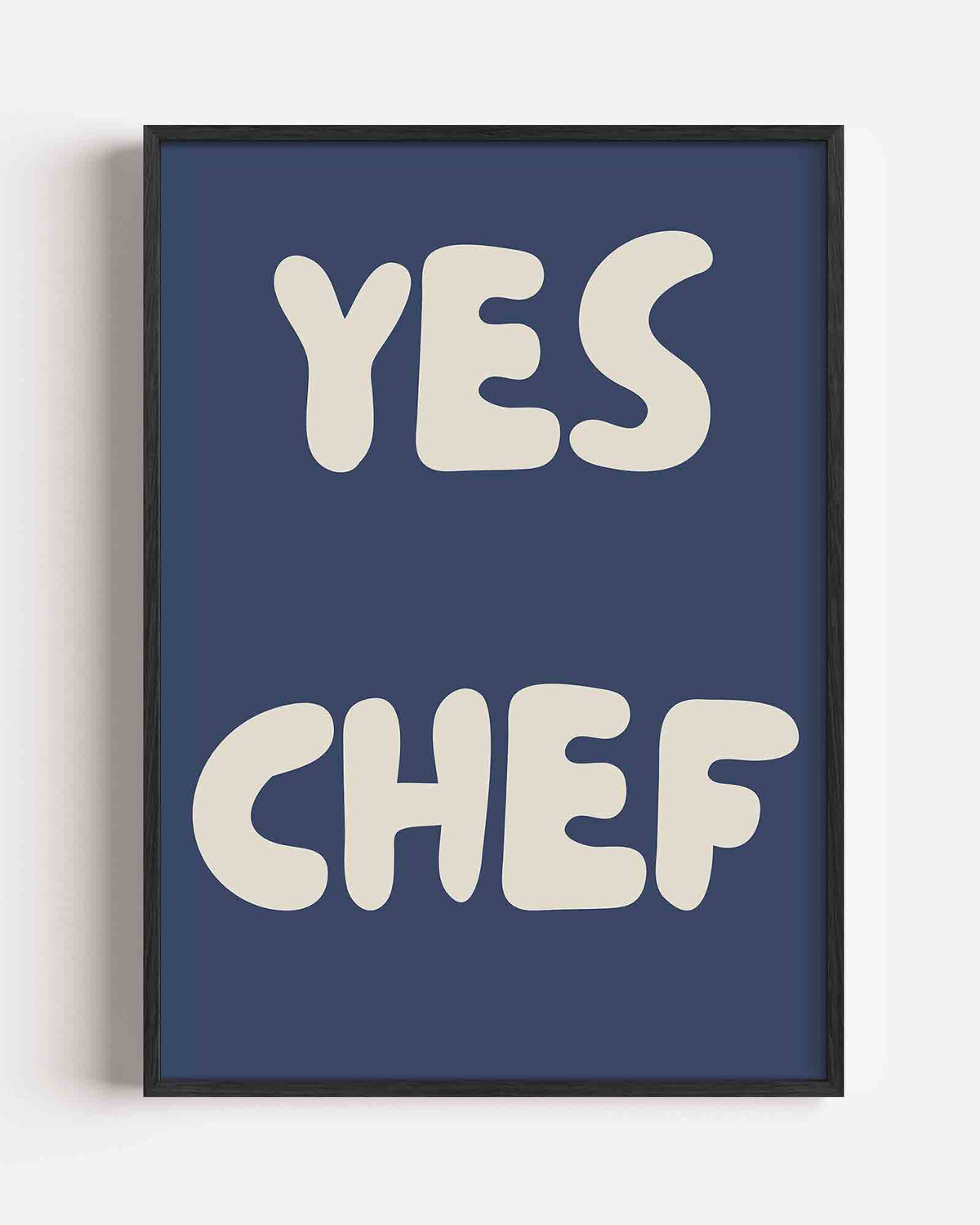 Yes chef – Pop Art portret poster als wanddecoratie