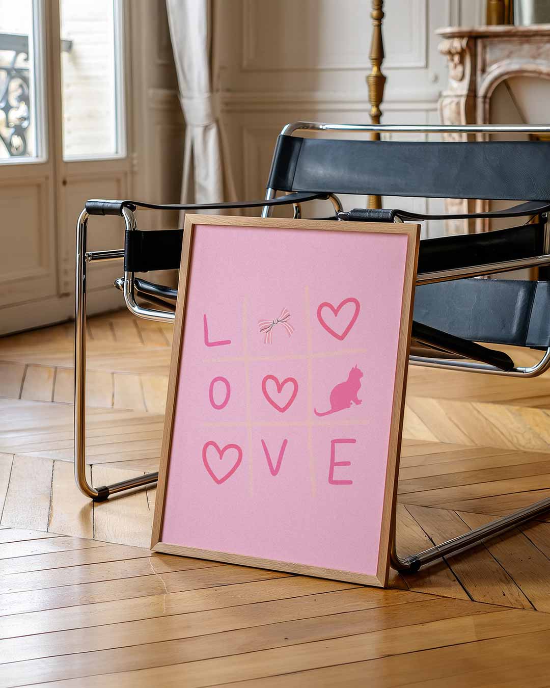 Liefdevolle Tic-Tac-Toe – zomer portret poster, afbeelding 7