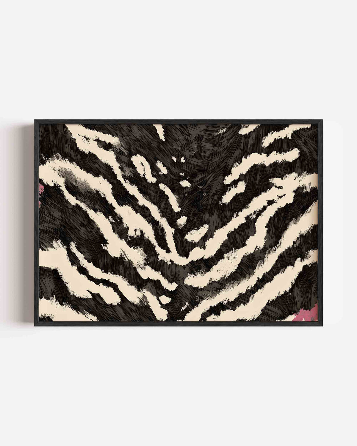 Abstracte strepen – jungle landscape poster als wanddecoratie