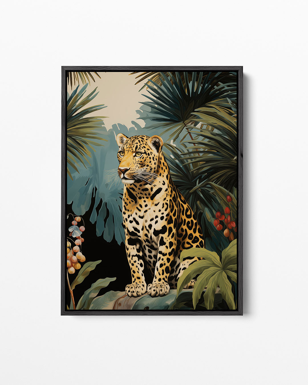 Tropische dierenwereld – staand wanddecoratie kunstwerk