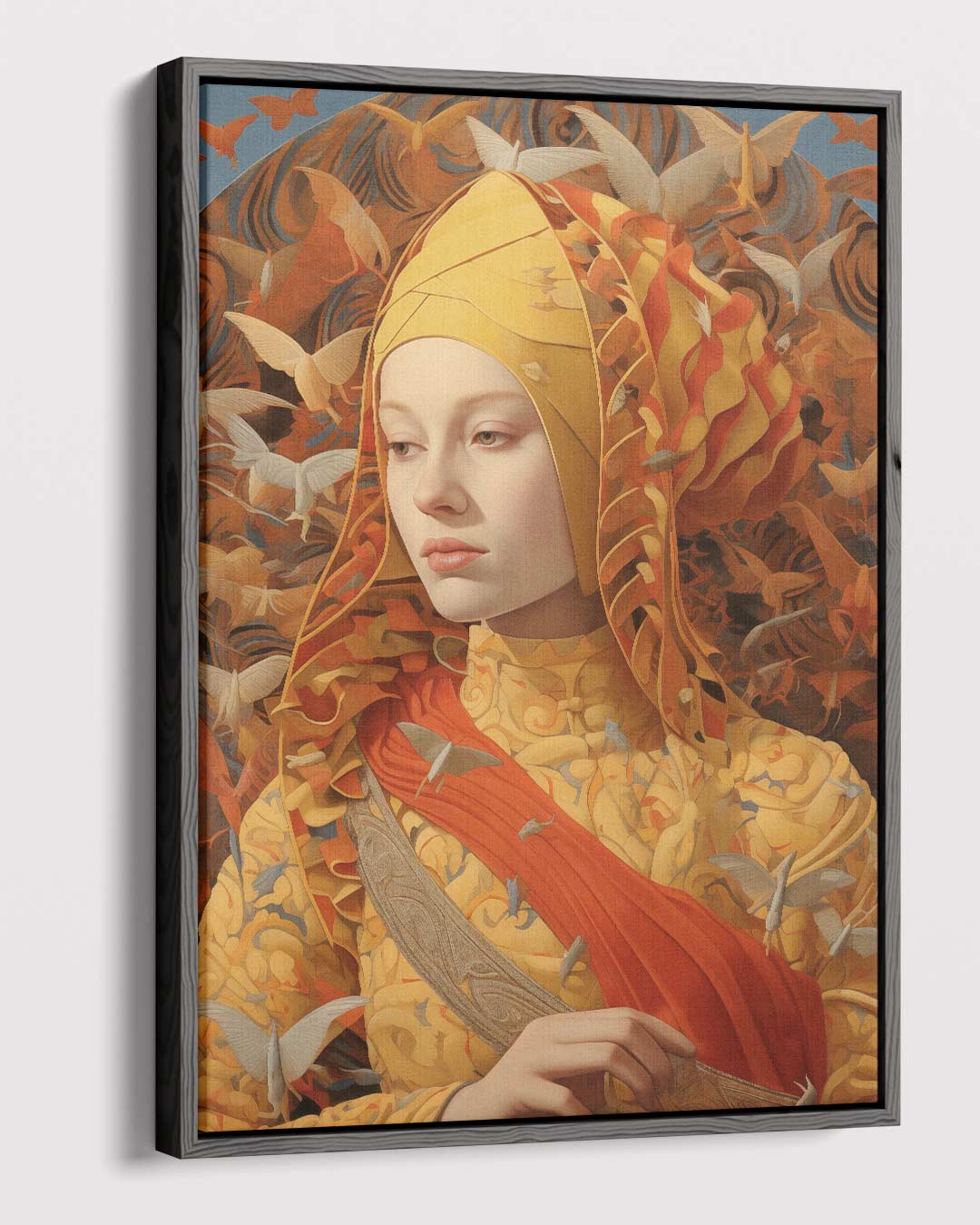 Vlinders in Verbeelding – canvas wanddecoratie in portret formaat