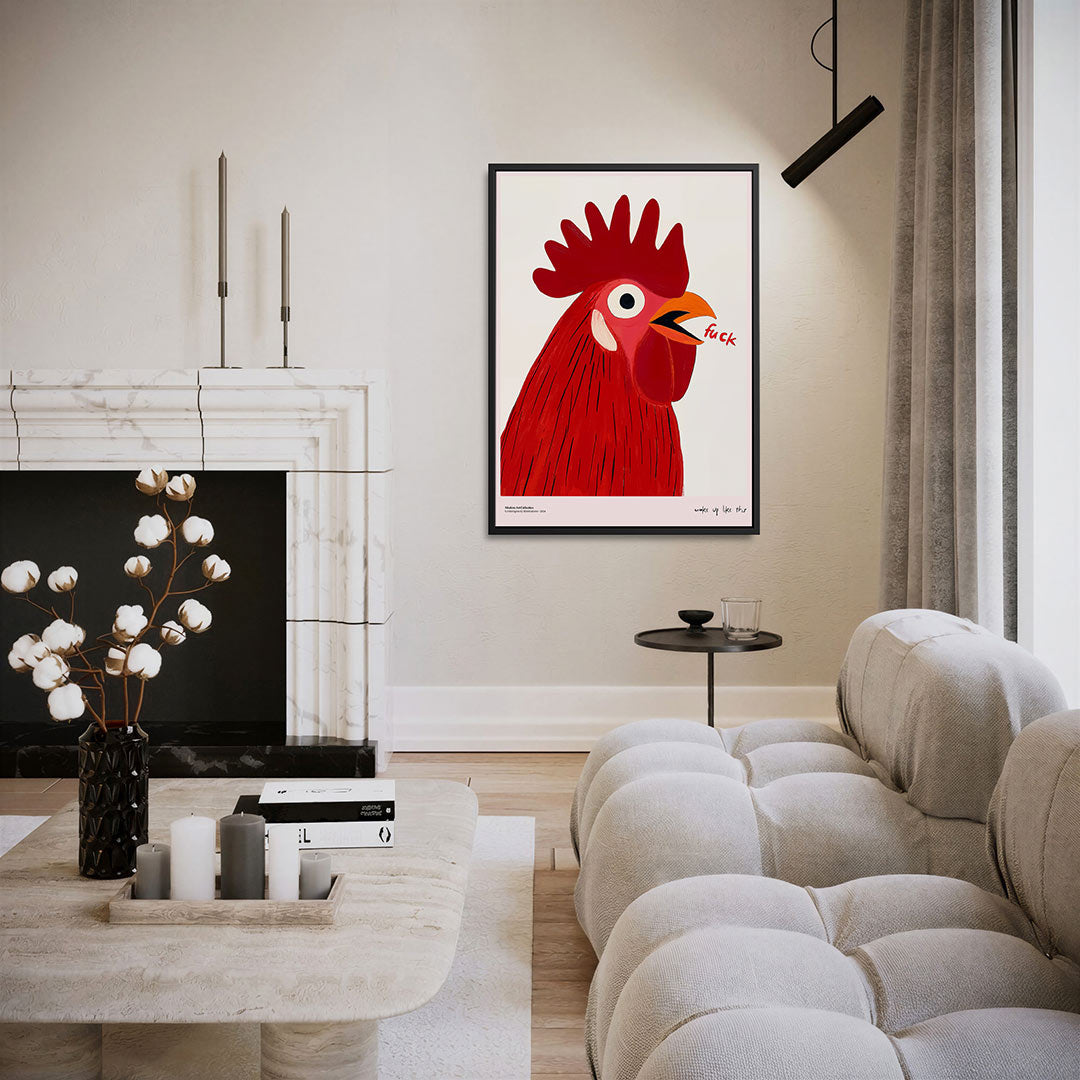 Haan – moderne staande wandkunst