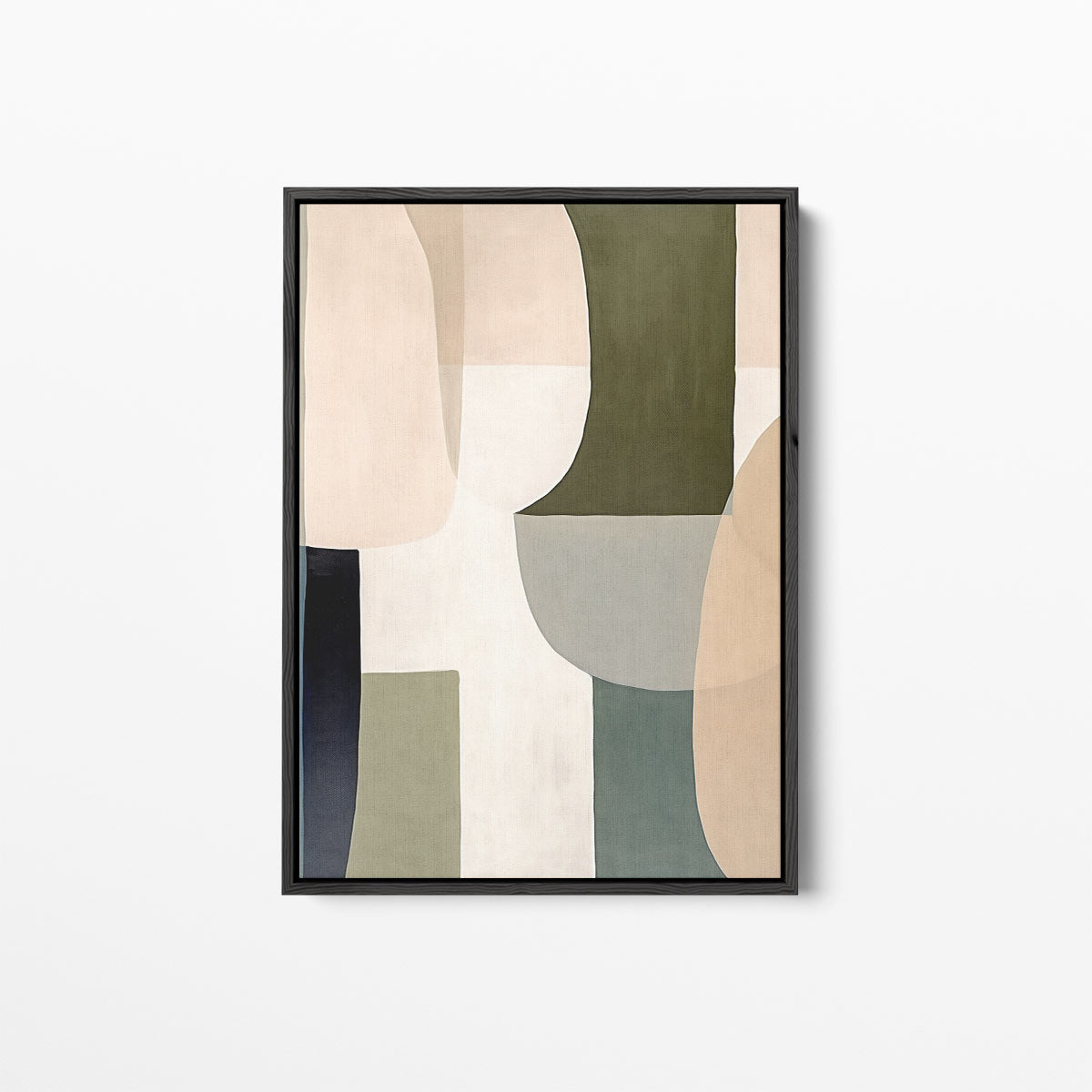 Geometrische Harmonie – canvas kunstwerk als wanddecoratie