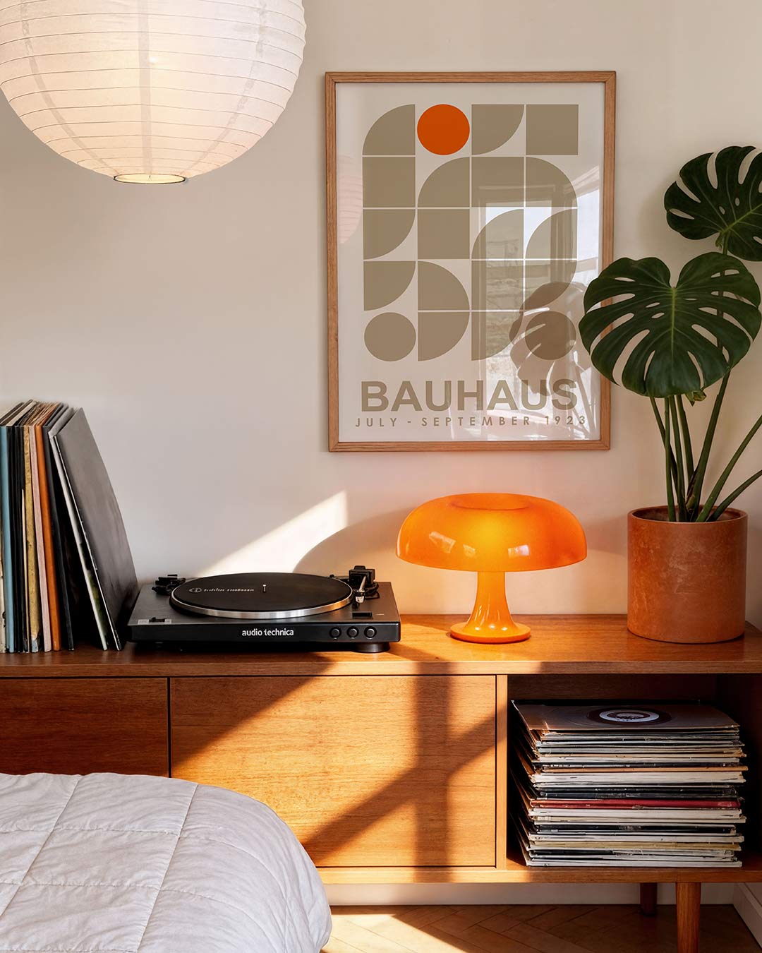 Vormen en vlakken – geometrische Bauhaus poster in staand formaat
