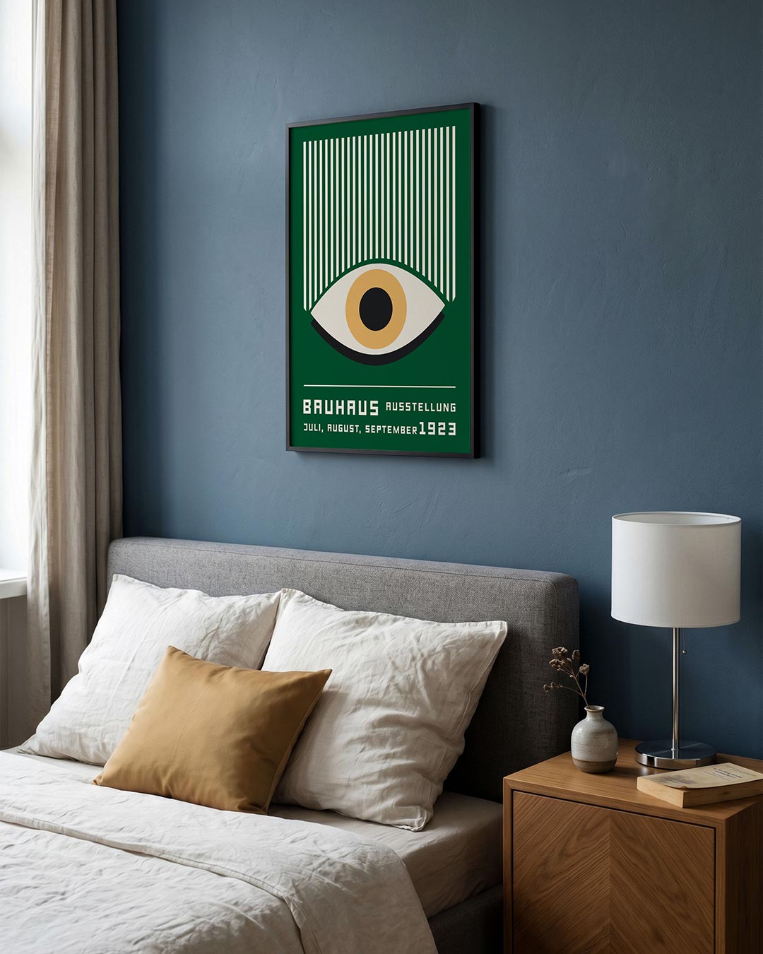 – staande Bauhaus poster voor aan de muur
