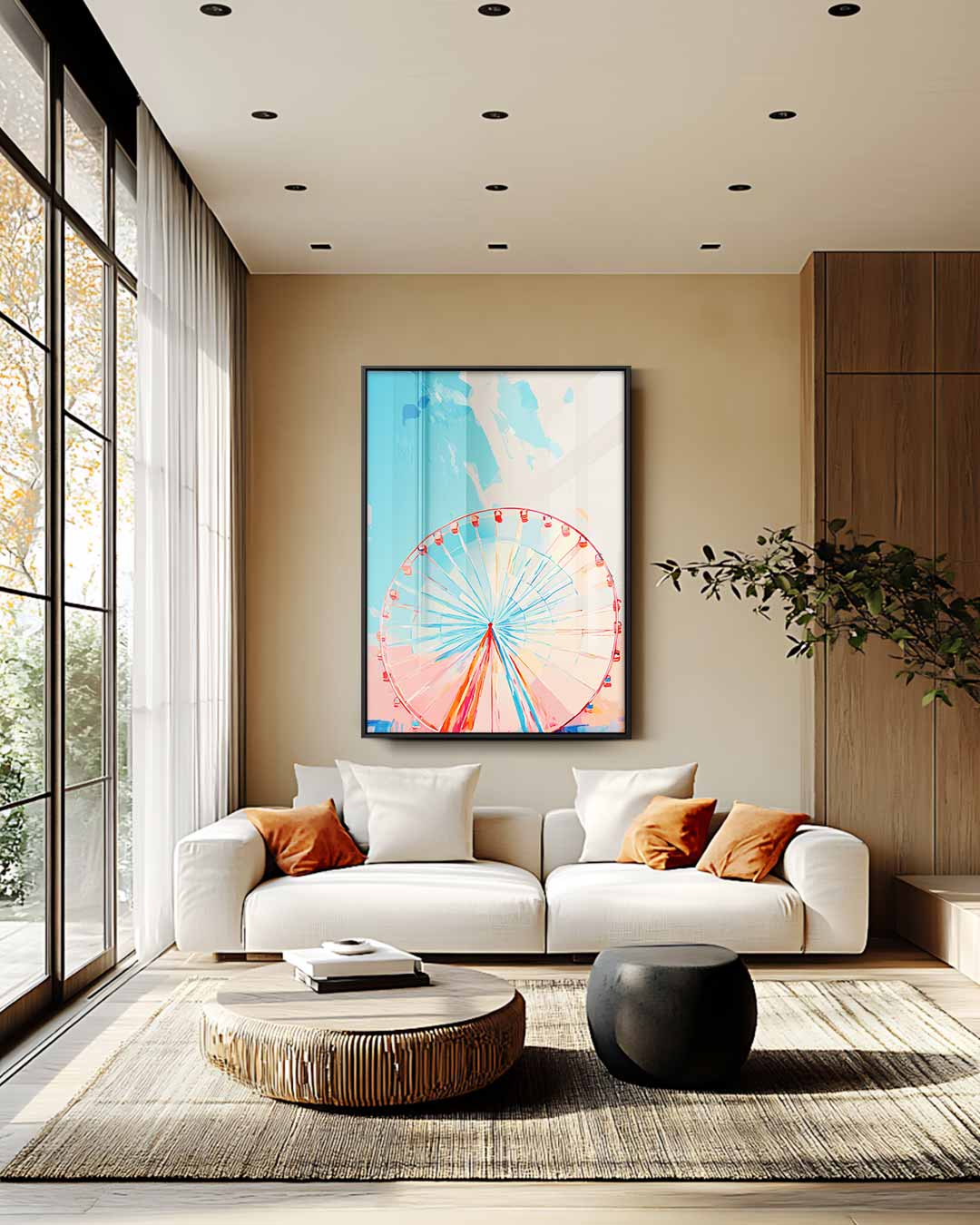 Draaimolen Droom – staand kunstwerk voor modern interieur