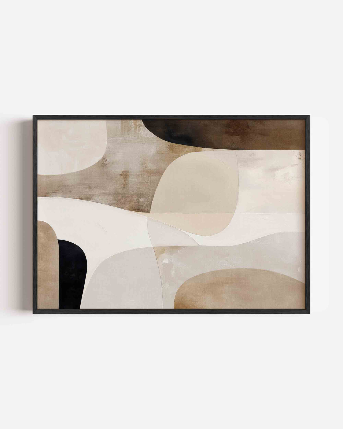 Abstracte vormen – abstracte landscape poster als wanddecoratie