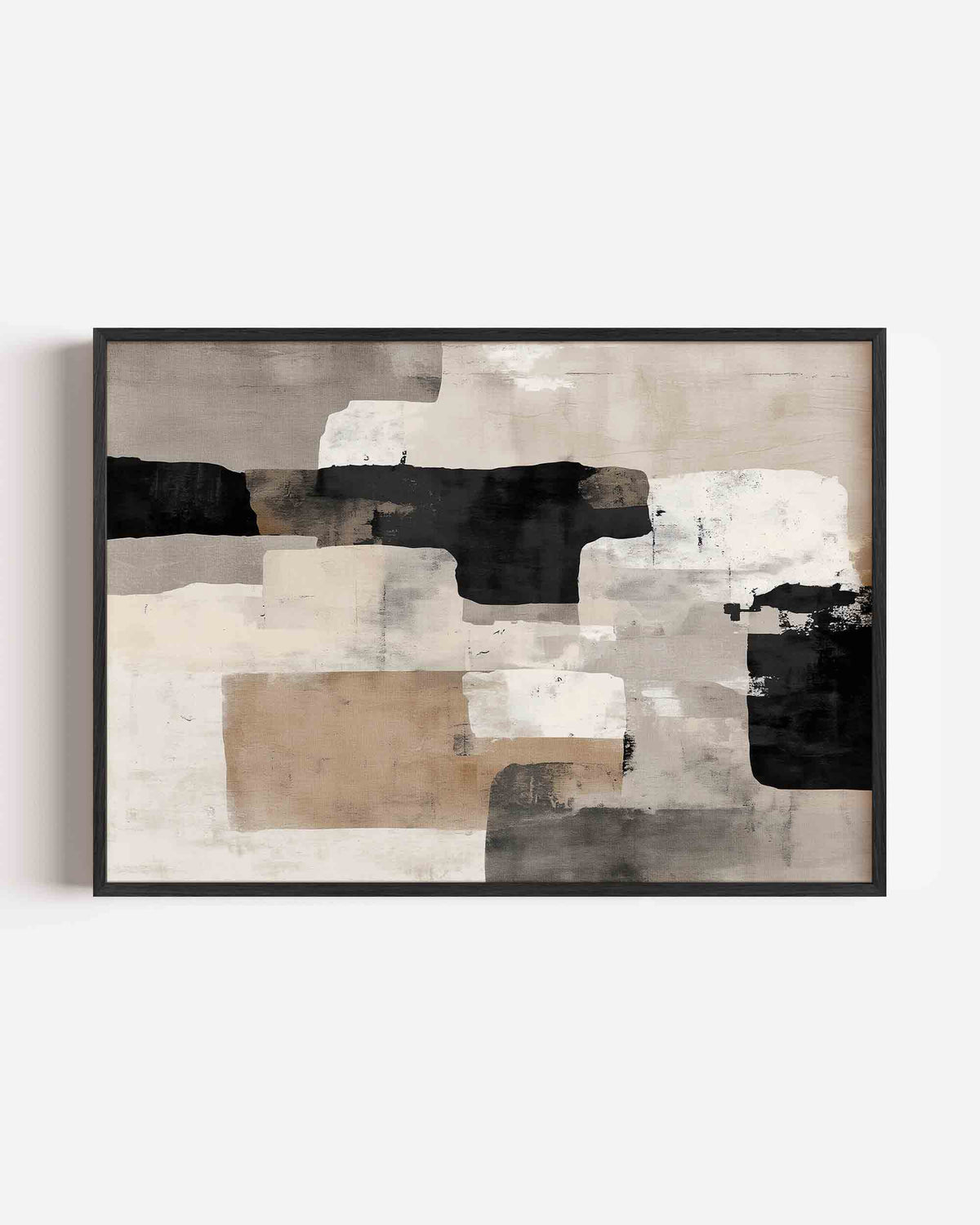 Abstracte vormen – abstracte landscape poster als wanddecoratie