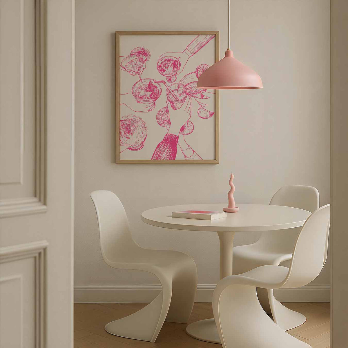Cheers to Friendship Posters – Streetart wandkunst als portret poster