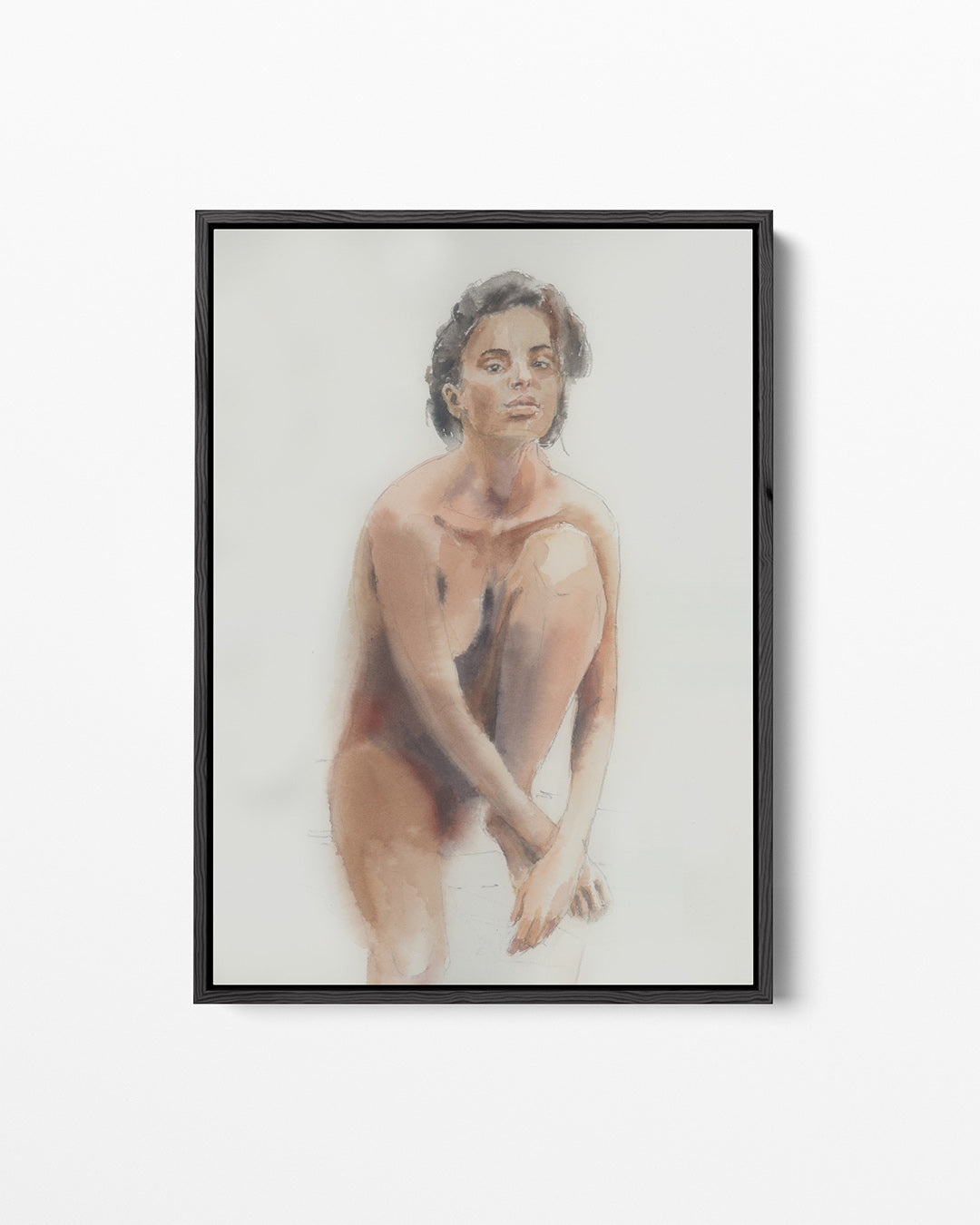 Zittende vrouw – staand wanddecoratie kunstwerk