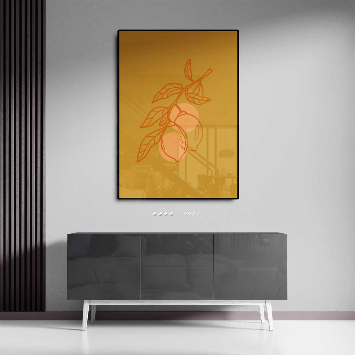 Fris Fruitigheid – staande wandkunst voor woonkamer of interieur
