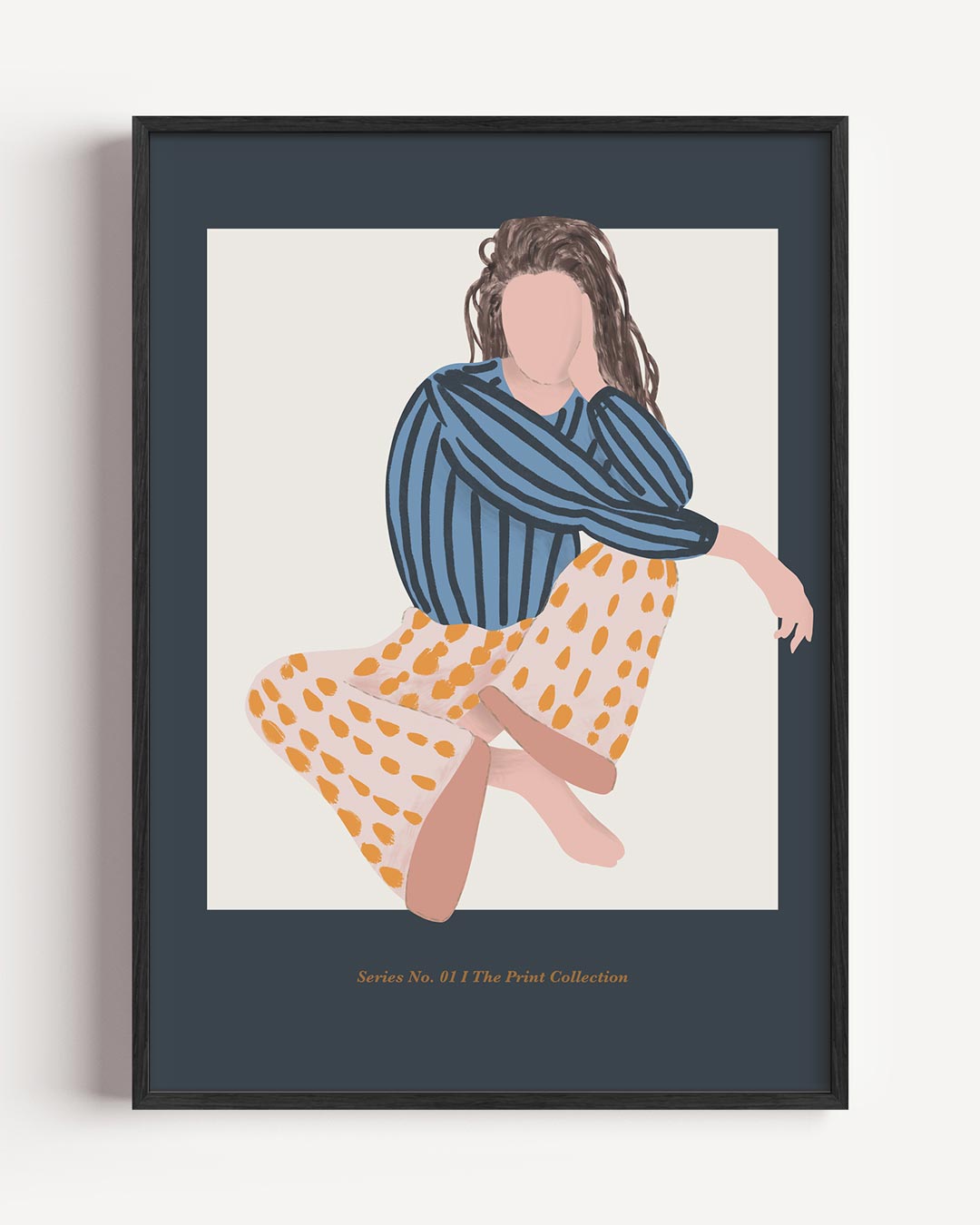 Abstracte Allure – moderne portret poster als wanddecoratie