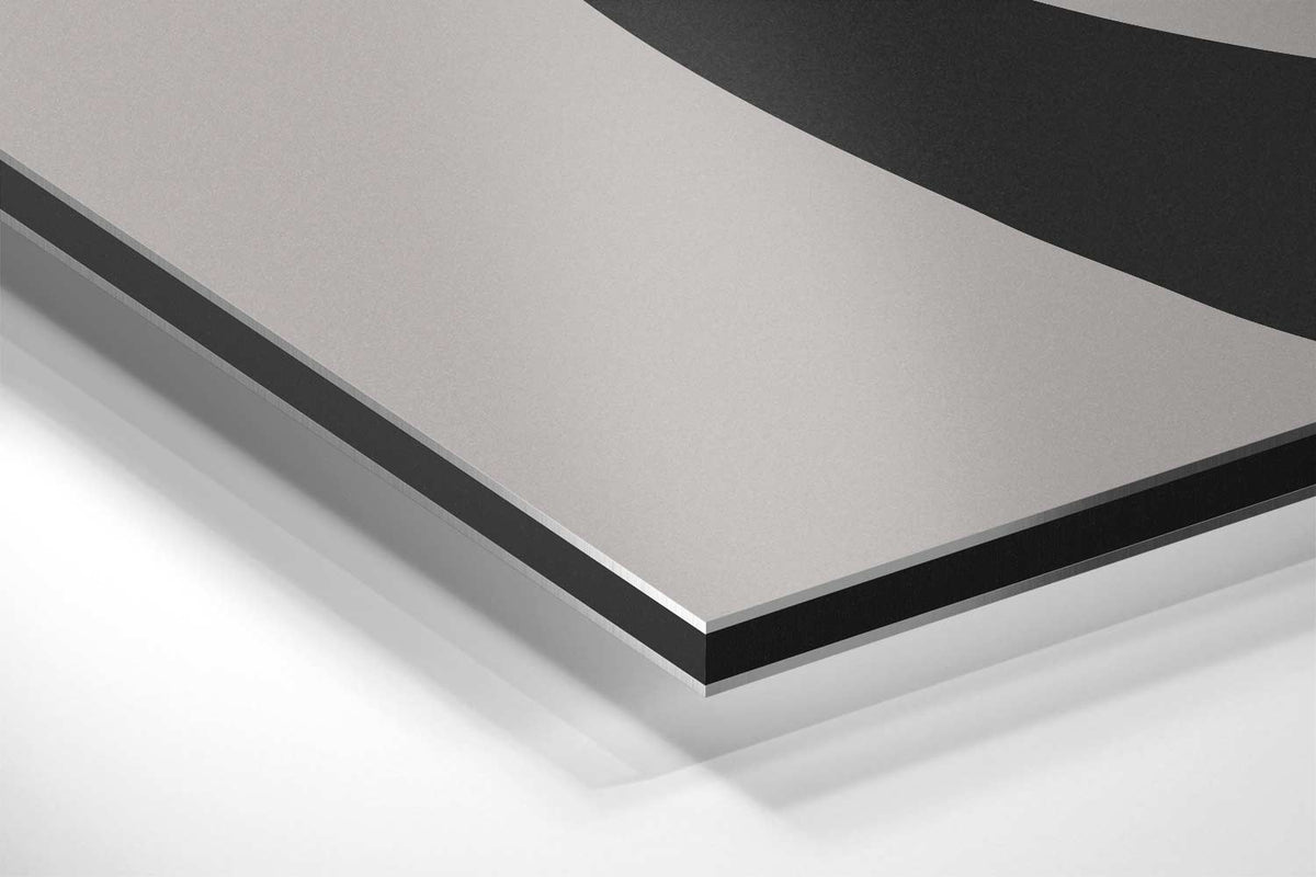 Elegant Contrast – canvas kunstwerk als wanddecoratie
