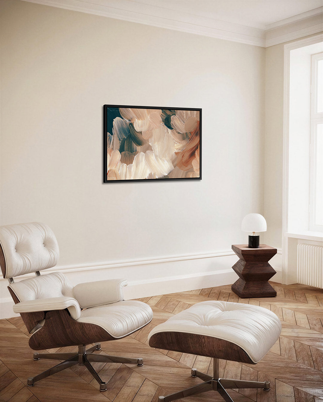 Organische borstelvegen – Dynamisch – alternatieve weergave van het kunstwerk