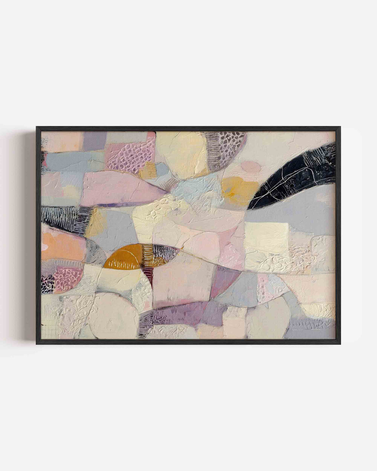 Abstracte vormen – abstracte landscape poster als wanddecoratie