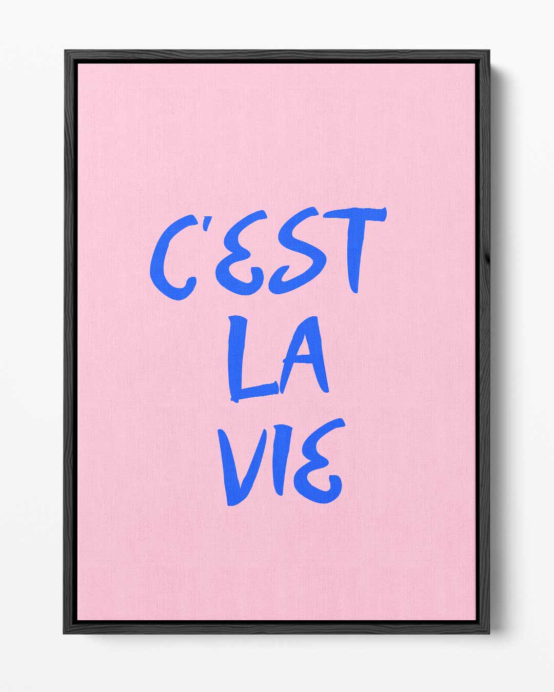 C'est La Vie Wanddecoratie – portret kunstwerk als wanddecoratie