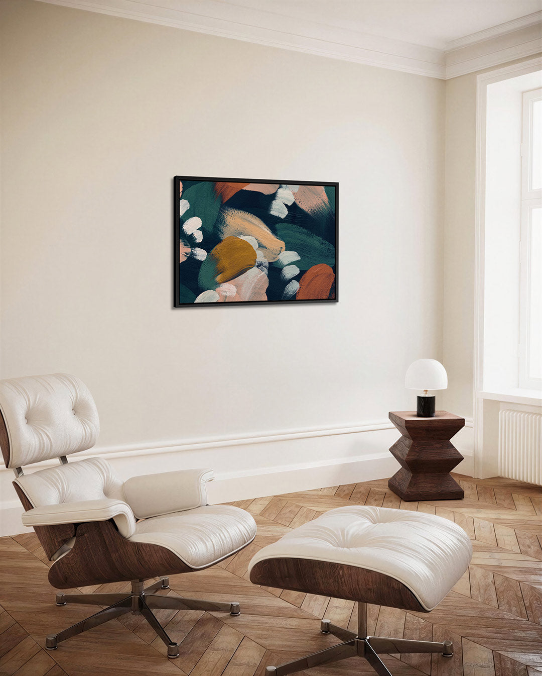 Kleurencompositie – Harmonieuze – alternatieve weergave van het kunstwerk