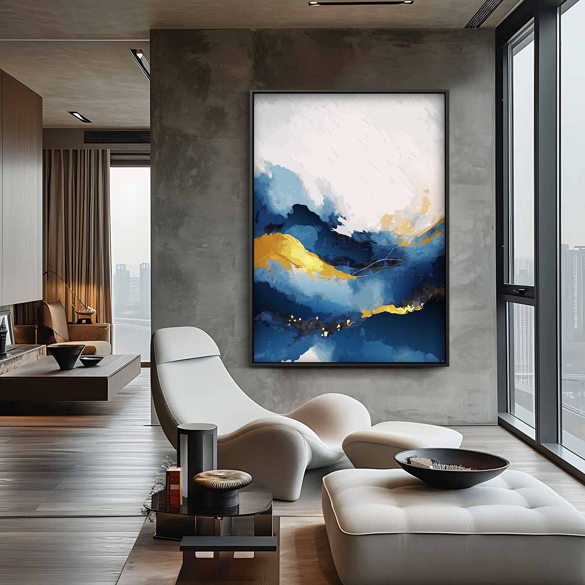 Dromerige Hemellaan – canvas wanddecoratie in portret formaat