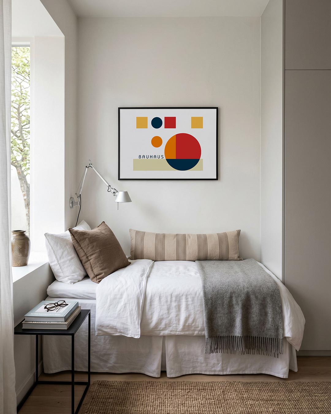 Vorm en balans – moderne Bauhaus wandkunst als poster