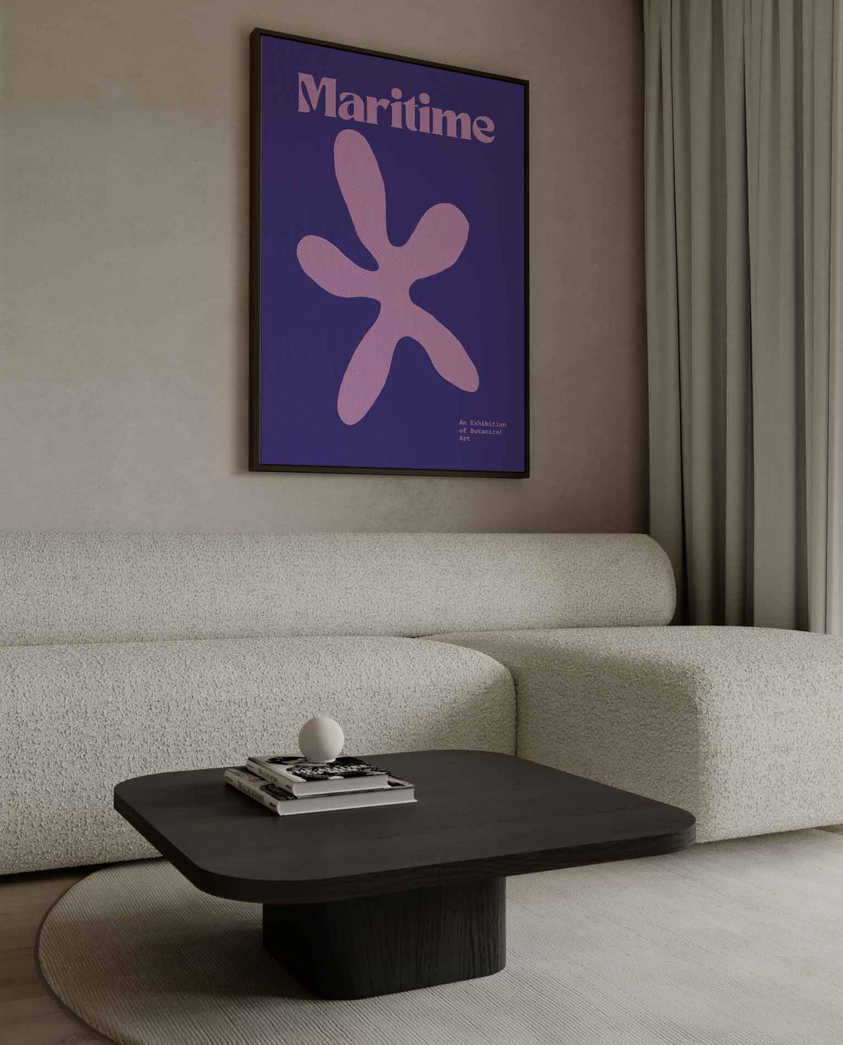 Maritieme Bloem – dibond kunstwerk als wanddecoratie