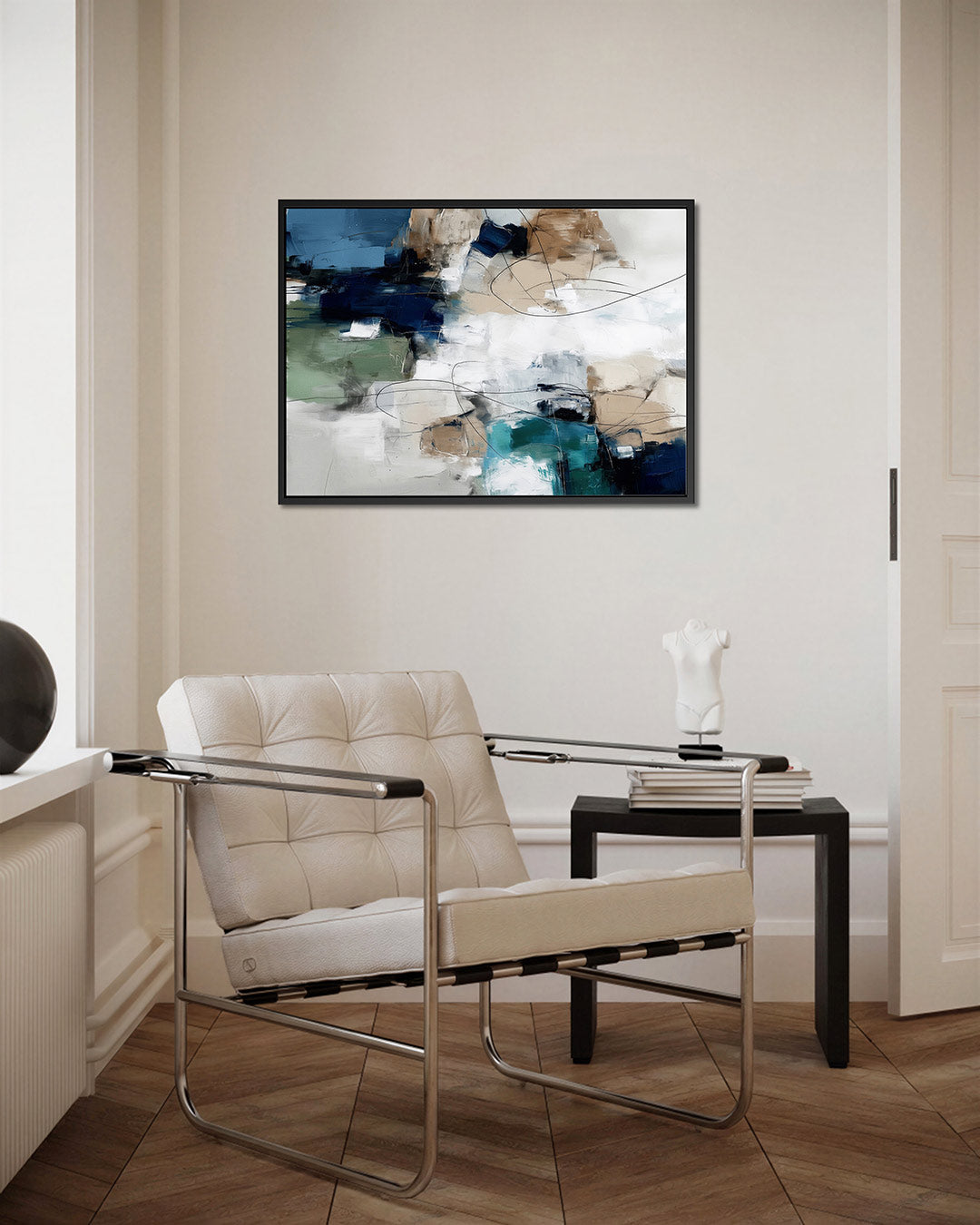 Kleurencompositie – Abstract kunstwerk – kunstwerk op canvas, dibond of plexiglas