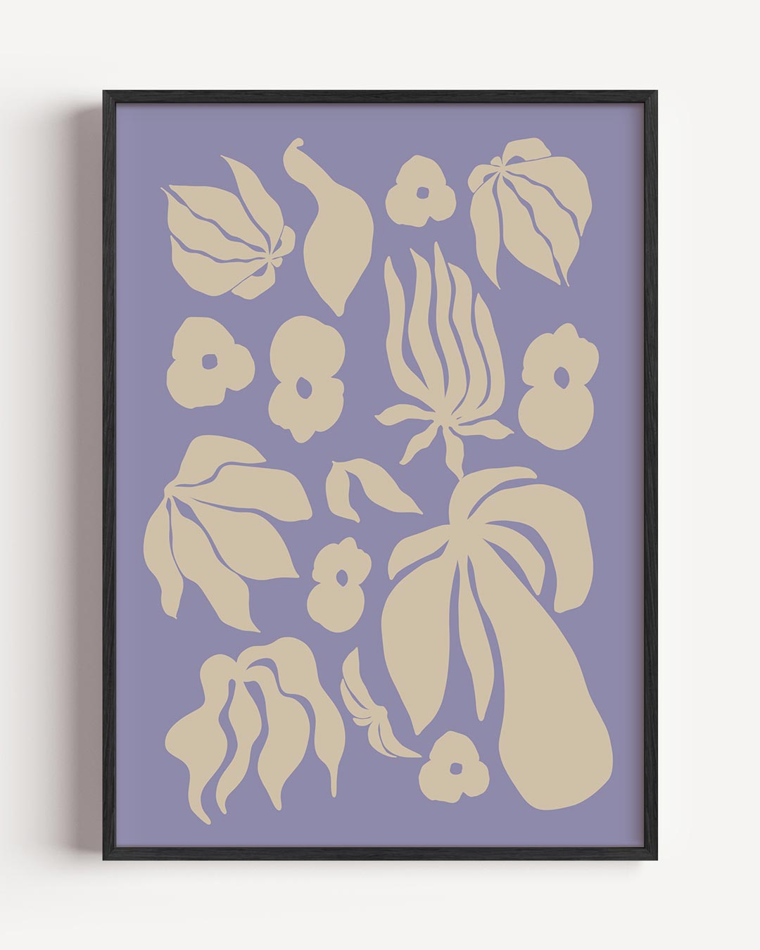Botanische Kunstposter in Abstracte Stijl – boheme portret poster als wanddecoratie