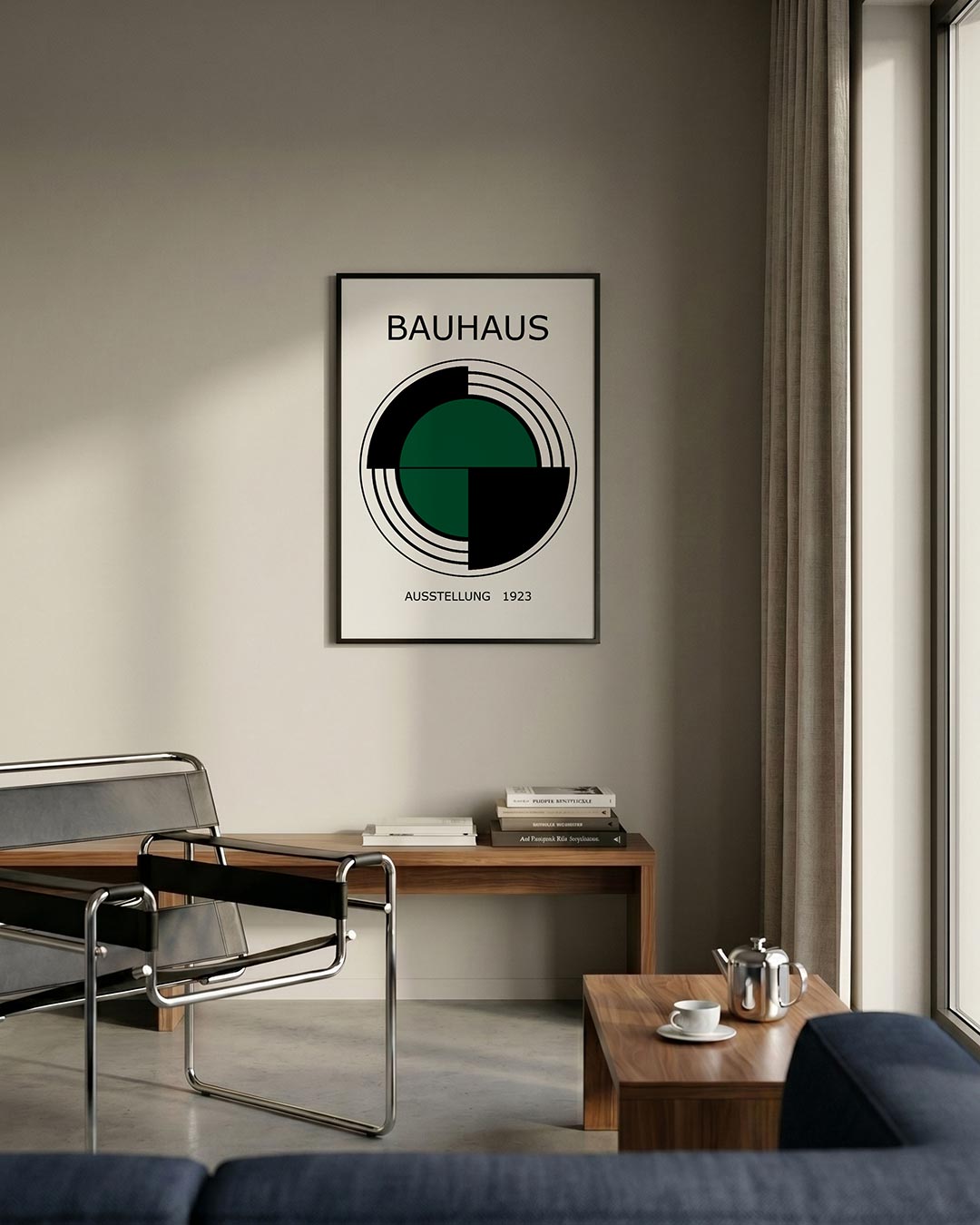 – geometrische poster in Bauhaus-stijl van WallArtistic