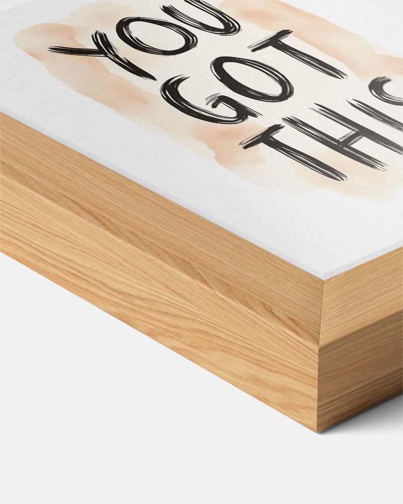 Motivatie Poster You Got This – kids poster als vrolijke staande wanddecoratie