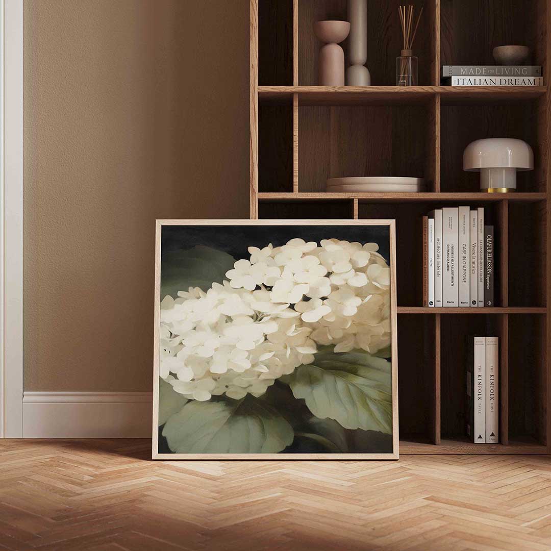 Abstracte – vierkante vintage wanddecoratie van WallArtistic
