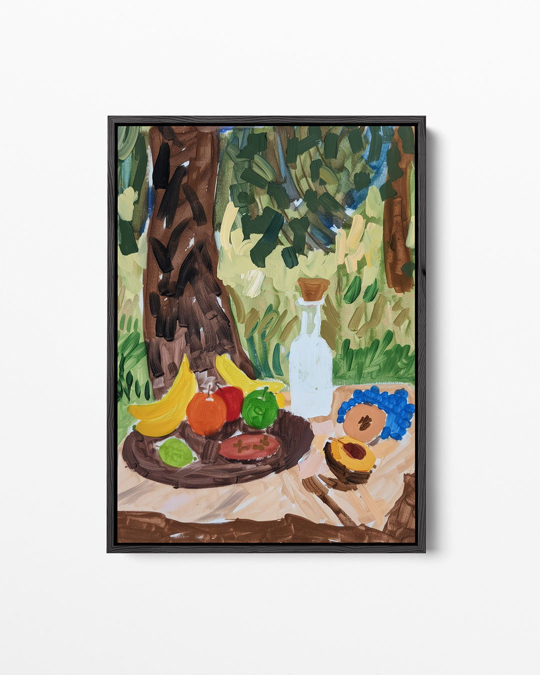 Levendige compositie – staand wanddecoratie kunstwerk
