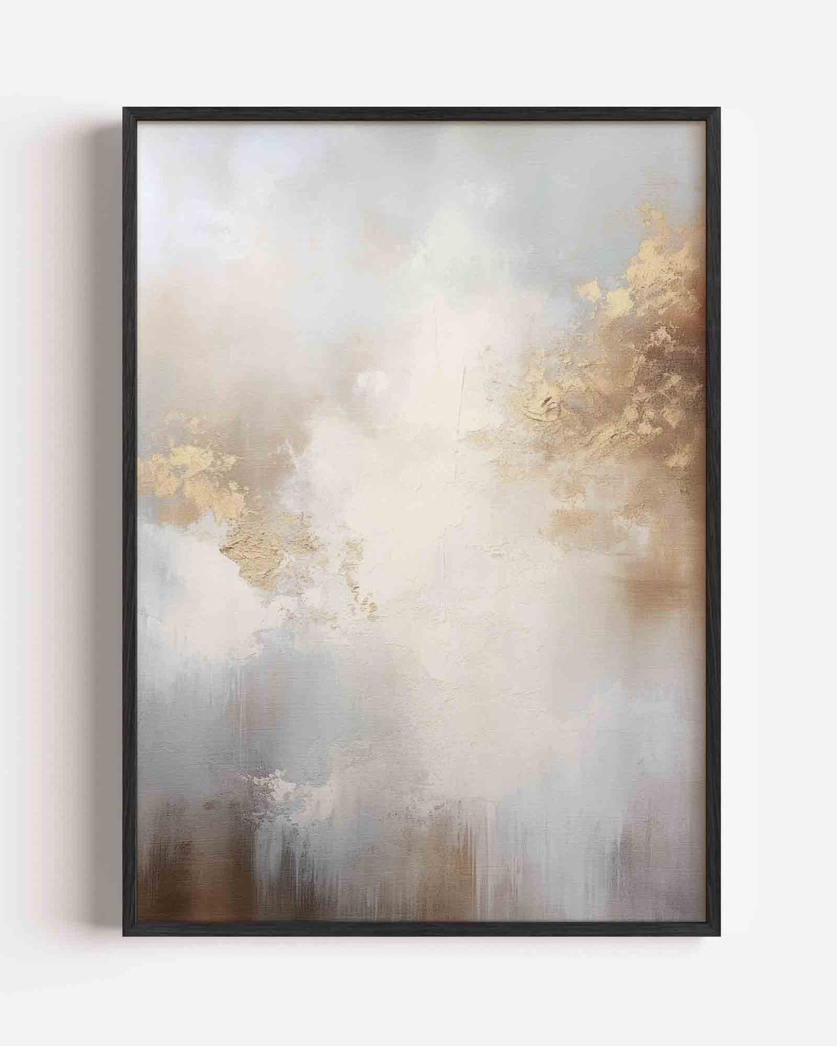 Abstracte wolken – zacht abstracte portret poster als wanddecoratie