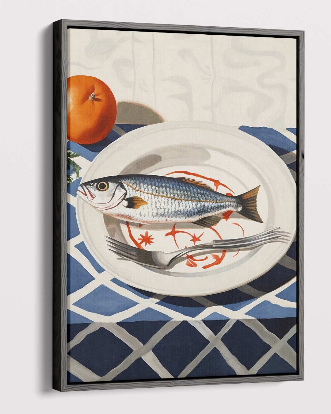 Zeevruchten Op Een Bord – dibond kunstwerk als wanddecoratie