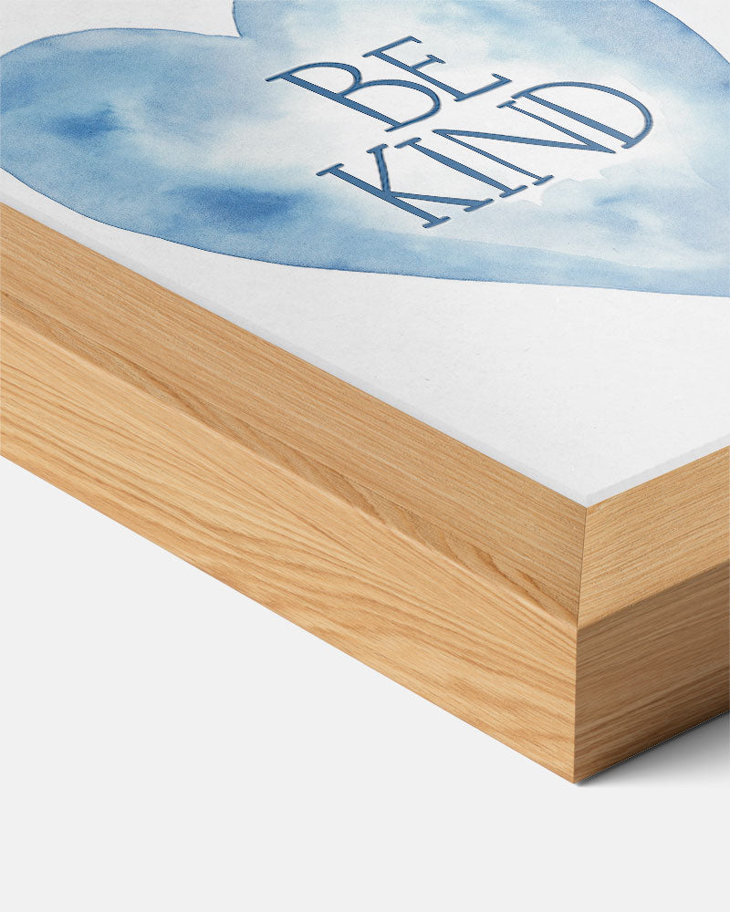 Be Kind Waterverf – kids poster als vrolijke staande wanddecoratie