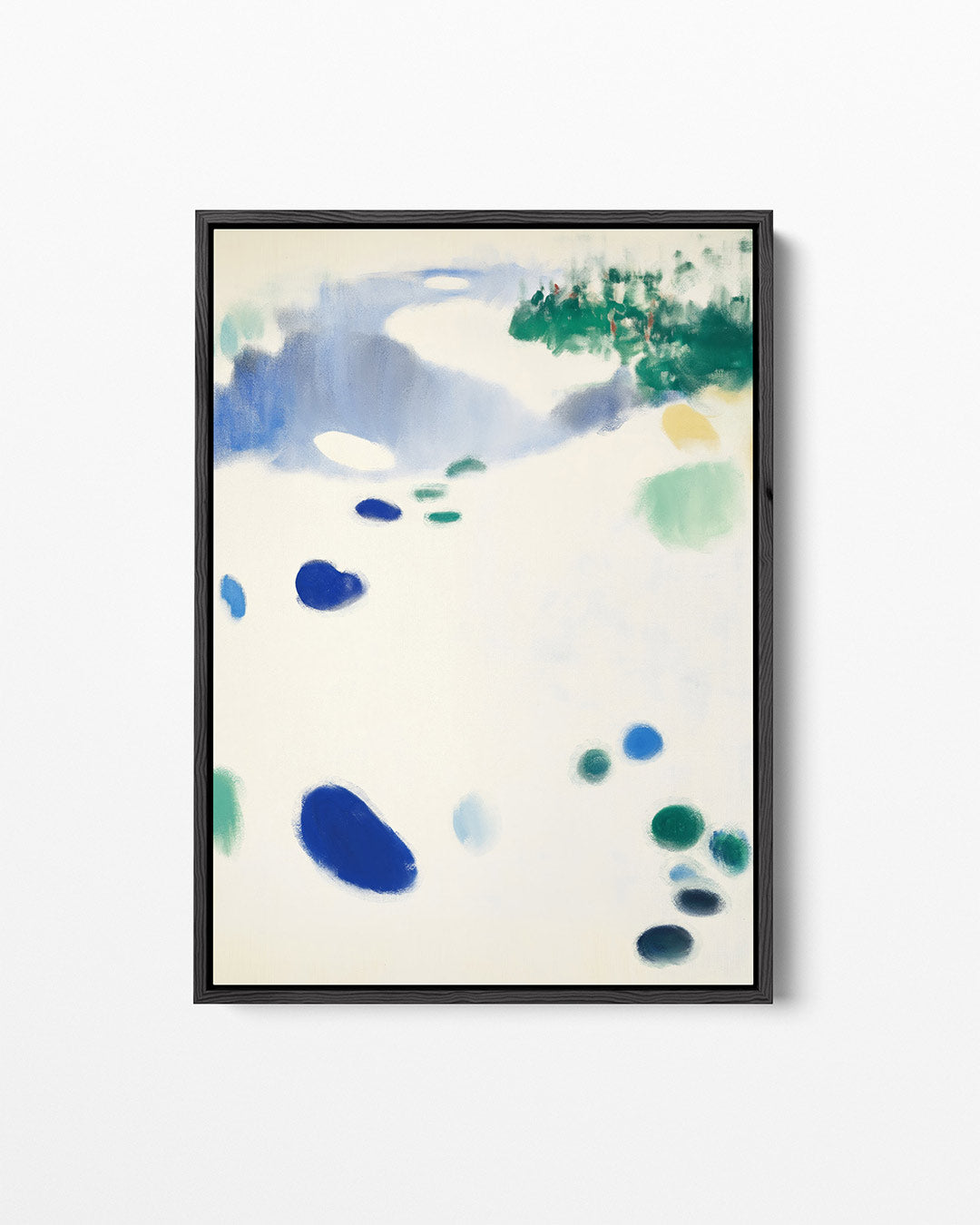 Vloeiende kleurencompositie – staand wanddecoratie kunstwerk
