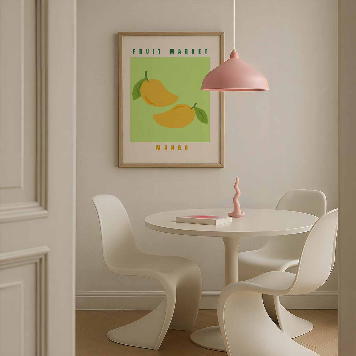 Fruitige Mango Markt – culinaire wandkunst als portret poster
