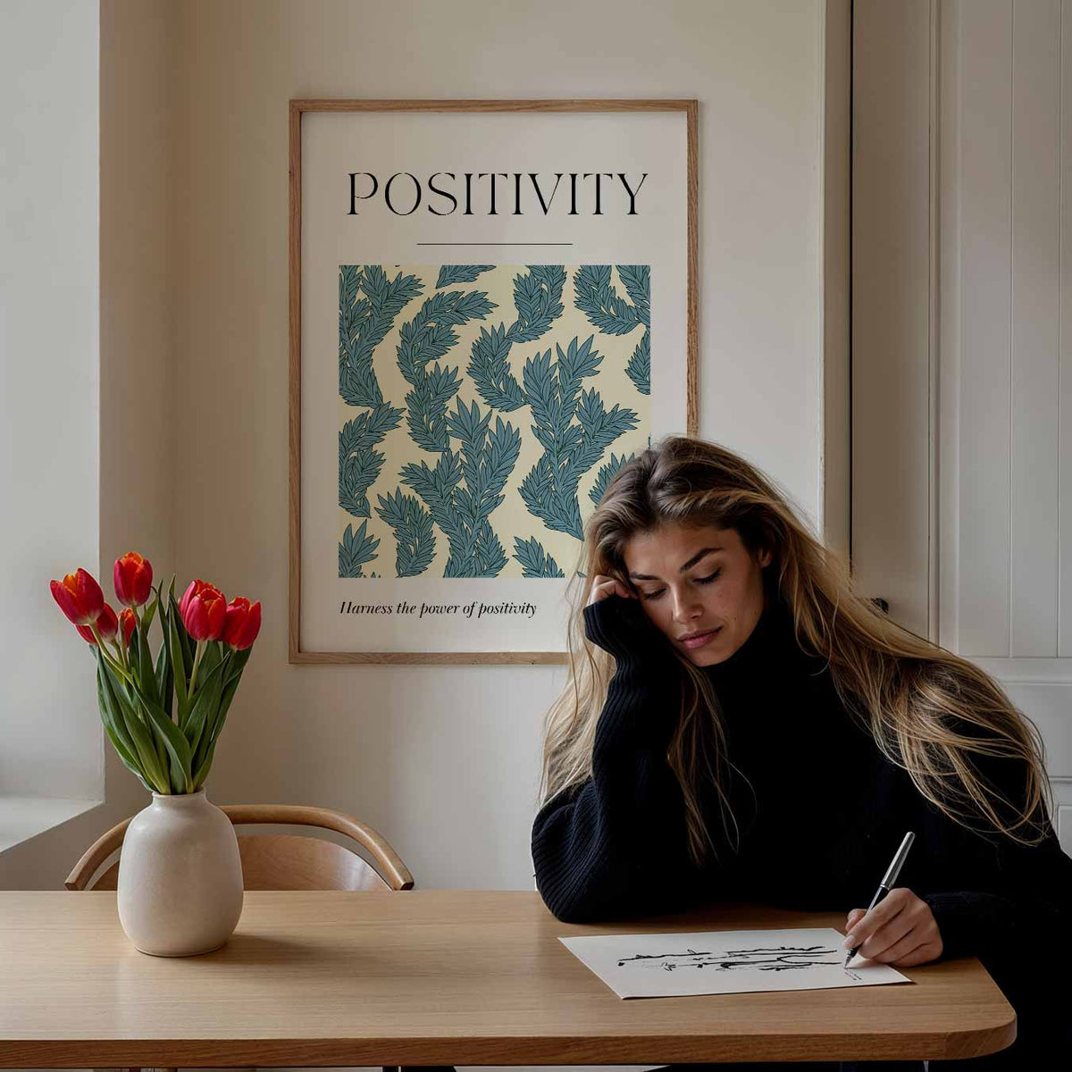 Positivity Botanical – quotes portret poster, afbeelding 7