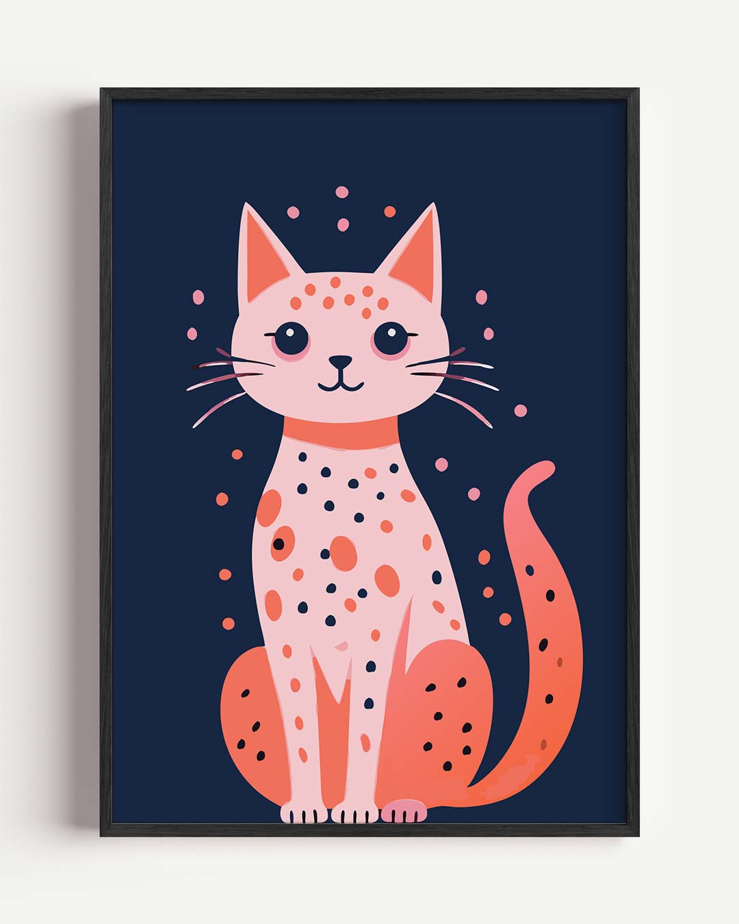 Schattige Kattenposter – dieren portret poster als wanddecoratie